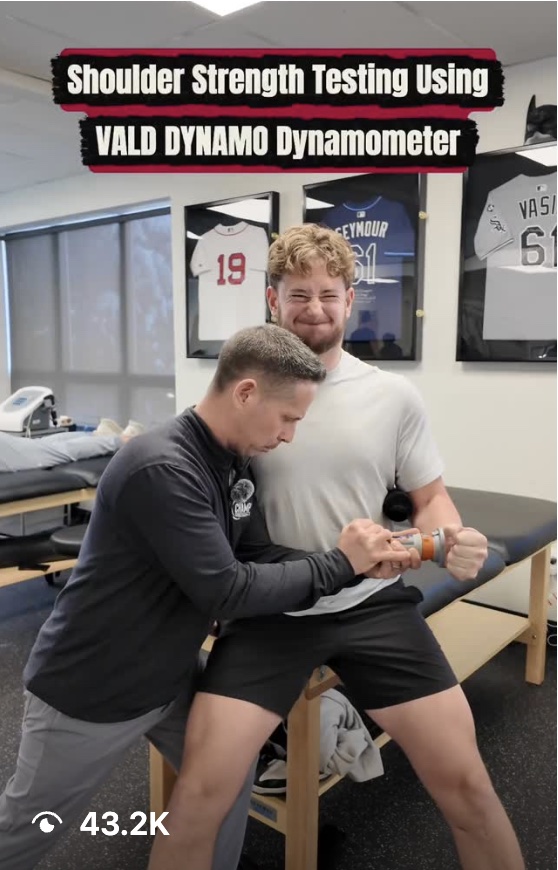 Instagram reel from a routine treatment day showing 43.2K views